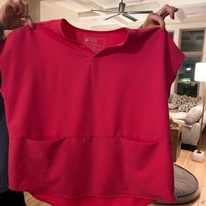 Hot pink Figs scrubs